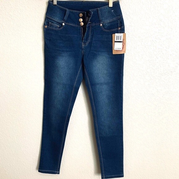 Sugah & Honey  jeans blue wash denim sweetheart fit jeans size 5 - Picture 8 of 9